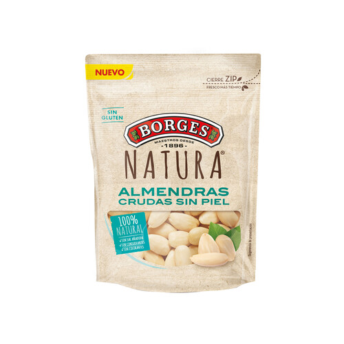 Alcampo BORGES Almendras crudas sin piel BORGES NATURA 110 g