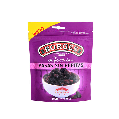Alcampo BORGES Pasas sin hueso de California BORGES 150g