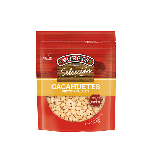 Alcampo BORGES Selección Cacahuetes pelados salados y fritos 250 g