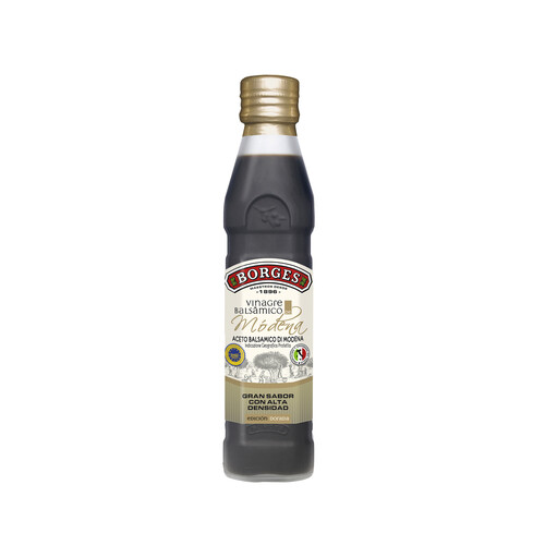 Alcampo BORGES Vinagre balsámico de Módena reserva botella de 250 ml