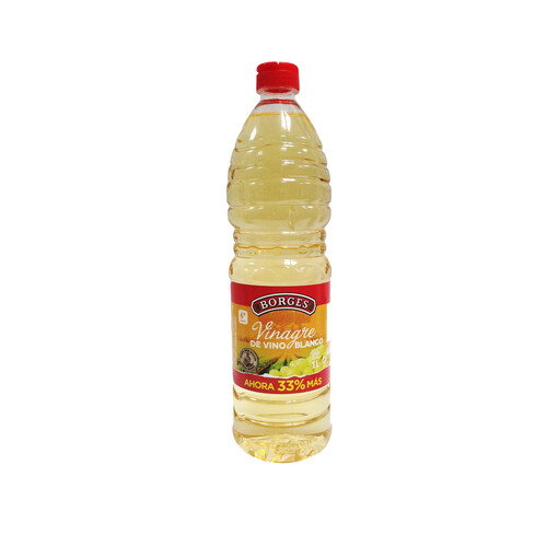 Alcampo BORGES Vinagre de vino blanco BORGES botella de 1 l