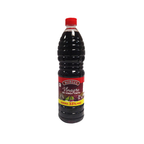 Alcampo BORGES Vinagre de vino tinto BORGES botella de 1 l