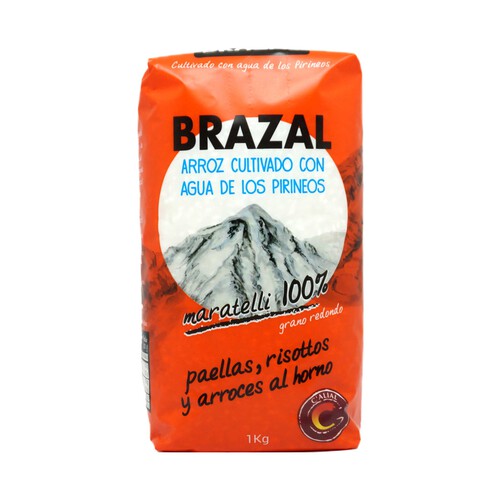 Alcampo BRAZAL Arroz redondo BRAZAL paquete de 1 kilogramo
