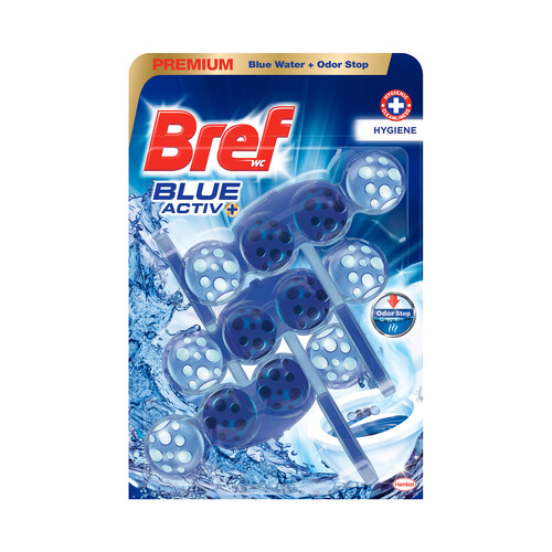 Alcampo BREF Colgador wc BREF Blue Activ 3 uds. x 50 g