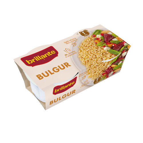 Alcampo BRILLANTE Bulgur en tarrina paquete de 2 uds. x 125 g