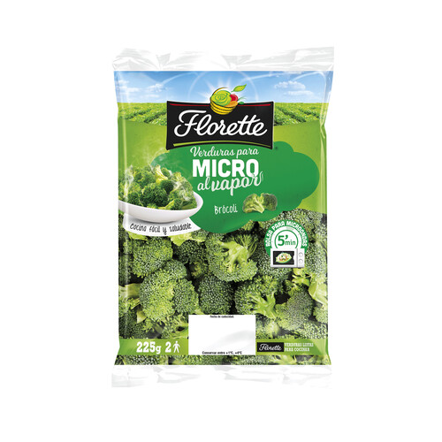 Alcampo Brócoli Preparado Para Microondas FLORETTE 225 G