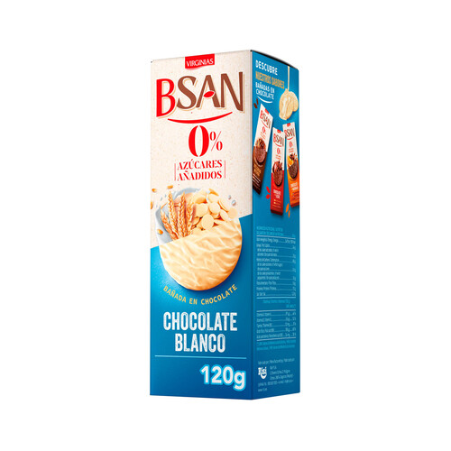 Alcampo BSAN Galleta chocolate blanco sin azúcar añadido120 g