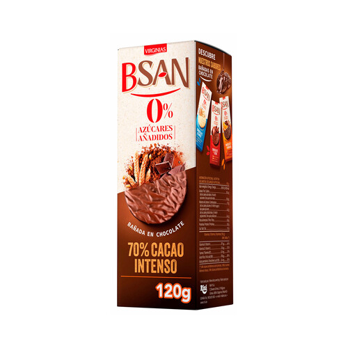 Alcampo BSAN Galleta chocolate cacao sin azúcar añadido120 g