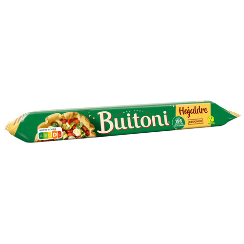 Alcampo BUITONI Masa de hojaldre redonda (32 cm) de fácil manipulación y que no se rompe 230 g