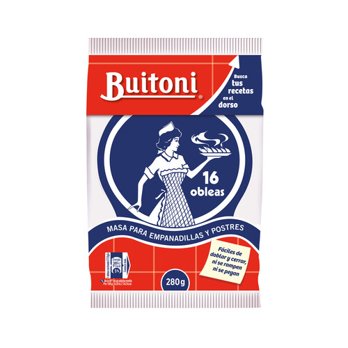 Alcampo BUITONI Masa (Obleas) para empanadillas gigantes BUITONI 280 g