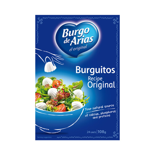 Alcampo BURGO DE ARIAS Queso para ensalada fresco BURGO DE ARIAS 108 g