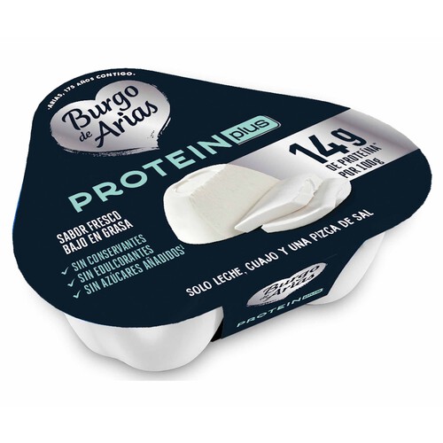 Alcampo BURGO DE ARIAS Queso Protein Plus BURGO DE ARIAS 3 x 70 g