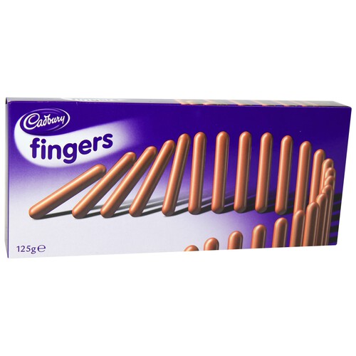 Alcampo CADBURY Galletas en forma de palitos cubiertas de chocolate 125 g