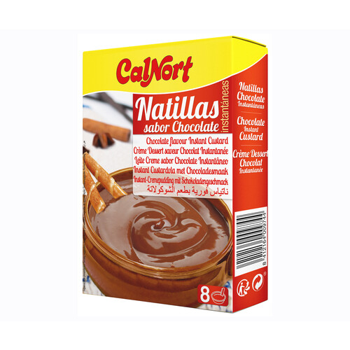 Alcampo CALNORT Preparado en polvo de natillas de chocolate 2 x 65 g