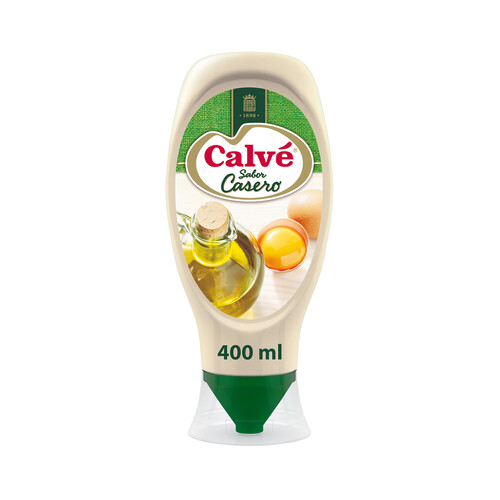 Alcampo CALVE BOCABAJO Mayonesa estilo casera 400 ml