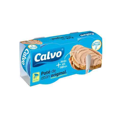 Alcampo CALVO Paté de atún CALVO lata de 75 g. pack de 2 ud