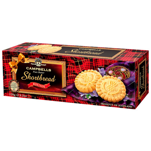 Alcampo CAMPBELL'S Galletas de mantequilla Shortbread rounds 120 g
