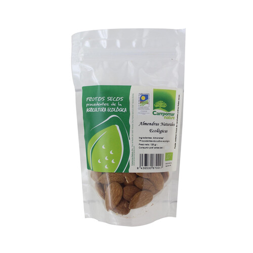 Alcampo CAMPOMAR NATURE Almendras al natural ecológicas 125 g