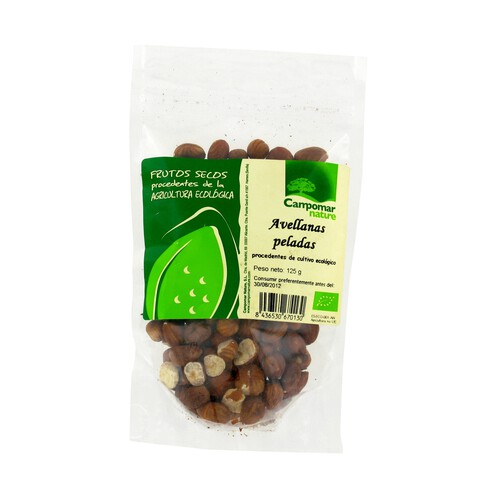 Alcampo CAMPOMAR NATURE Avellanas Peladas ecológicas 125 g
