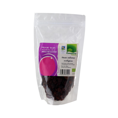 Alcampo CAMPOMAR NATURE Pasas Sultanas ecológicas 250 g