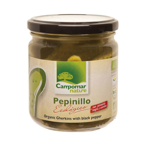 Alcampo CAMPOMAR NATURE Pepinillos ecológicos 180 g