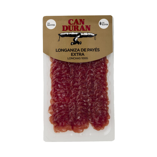 Alcampo CAN DURAN Salchichón payes de categoria extra cortado en finas lonchas CAN DURAN 90 g