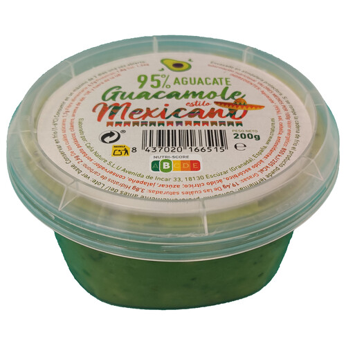 Alcampo CAÑA NATURE Guacamole estilo Mexicano CAÑA NATURE 200 g