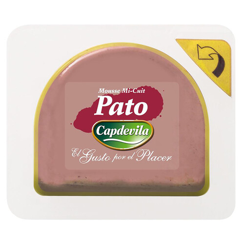 Alcampo CAPDEVILLA Mousse Mi-cuit de higado de pato elaborado sin gluten CAPDEVILLA 55 g