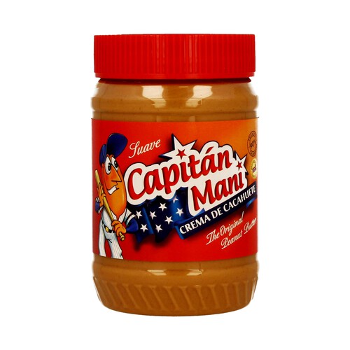 Alcampo CAPITÁN MANI Crema de cacahuete suave 510 g