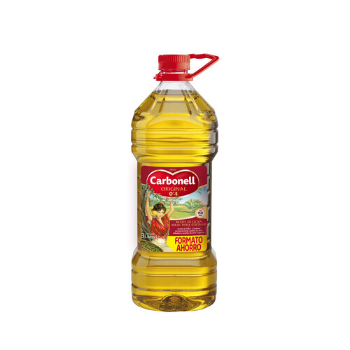 Alcampo CARBONELL Aceite de oliva suave botella de 3 l
