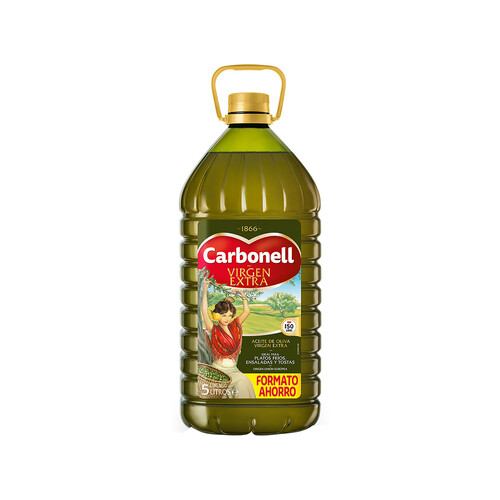 Alcampo CARBONELL Aceite de oliva virgen extra garrafa de 5 l