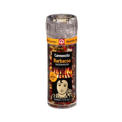 Alcampo CARMENCITA Sazonador para barbacoa sensaciones de Louisiana en molinillo CARMENCITA frasco de 43 g