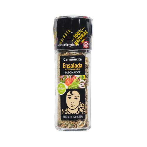Alcampo CARMENCITA Sazonador para ensaladas con lavanda CARMENCITA 45 g