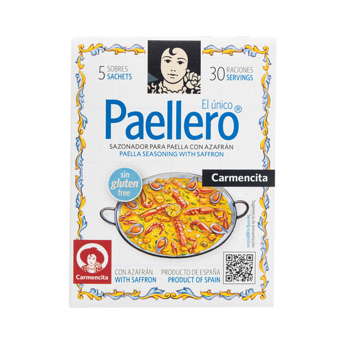 Alcampo CARMENCITA Sazonador para paella CARMENCITA caja de 20 g