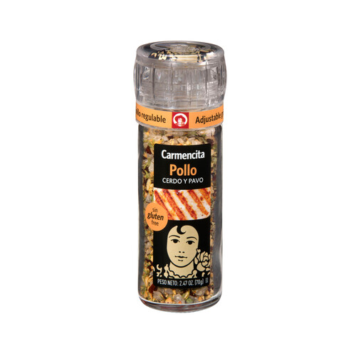 Alcampo CARMENCITA Sazonador para pollo sensaciones de la Provenza en molinillo CARMENCITA frasco de 36 g