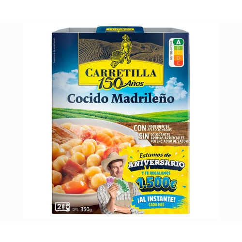 Alcampo CARRETILLA Cocido madrileño especial para microondas 350 g