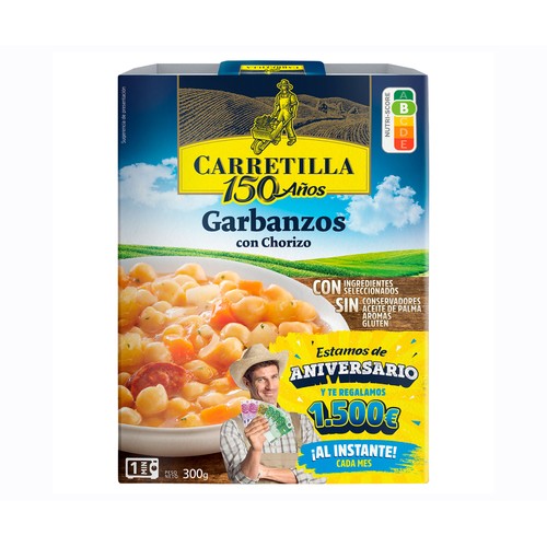 Alcampo CARRETILLA Garbanzos al estilo casero 300 g