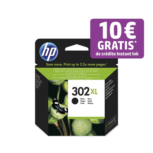 Alcampo Cartucho de tinta original HP 302XL F6U68AE negro