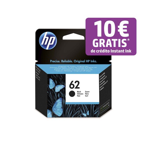 Alcampo Cartucho de tinta original HP 62 C2P04AE negro
