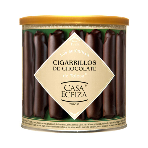 Alcampo CASA ECEIZA Cigarrillos de chocolate de Tolosa bote 200 g