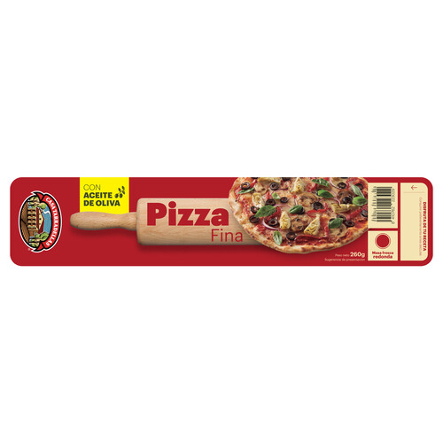 Alcampo CASA TARRADELLAS Masa fresca redonda para pizza fina CASA TARRADELLAS 260 g