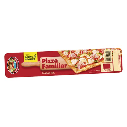 Alcampo CASA TARRADELLAS Masa pizza fina familiar 400 gr