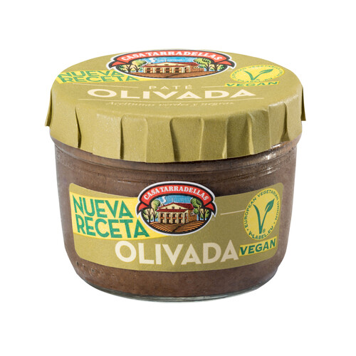Alcampo CASA TARRADELLAS Paté de aceitunas negras (olivada) CASA TARRADELLAS frasco de 125 g