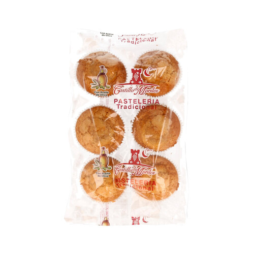 Alcampo CASTILLO DE MORILES Magdalenas con aceite de oliva 6 uds