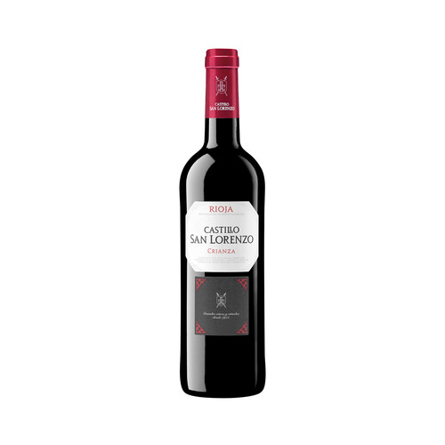 Alcampo CASTILLO SAN LORENZO Vino tinto crianza con D.O. Rioja botella 75 cl