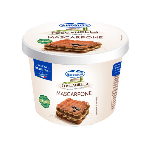 Alcampo CENTRAL LECHERA ASTURIANA Queso Mascarpone CENTRAL LECHERA ASTURIANA TOSCANELLA 500 g
