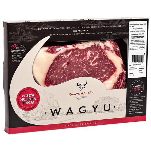 Alcampo Centro de lomo de vacuno raza Wagyu SANTA ROSALIA 225 g