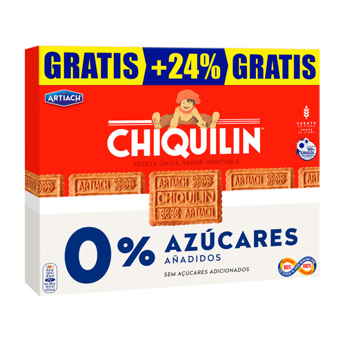 Alcampo CHIQUILIN Galletas sin azúcar añadido artiach 422 gr