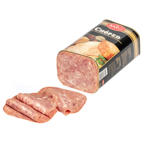 Alcampo Chópped pork en lata BARO - Loncha normal 2 a 3 mm