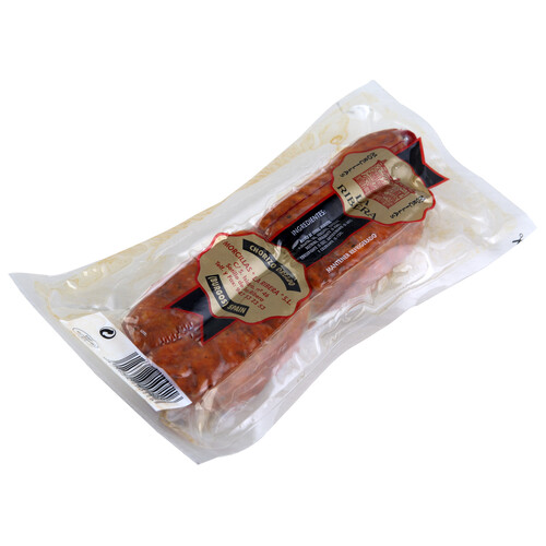 Alcampo Chorizo oreado de magro de cerdo y especias naturales envasado al vacio LA RIBERA 300 g